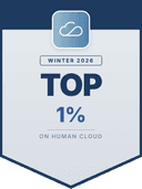 Top 1% badge — Global